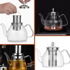 SensaHome - Infuser Theekan/Theepot - Transparant - Glas -Koffie Kortings Winkel 1200x1200 488