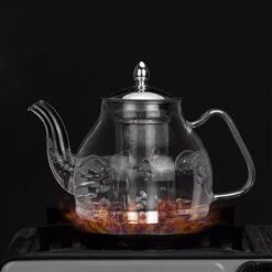 SensaHome - Infuser Theekan/Theepot - Transparant - Glas -Koffie Kortings Winkel 1200x1200 490