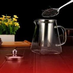 Procidi® Glazen Theepot Met Filter - Theekan Met Infuser - Dubbelwandig Borosilicaat Glas - Thee Thermoskan - Koffiekan 750 ML - Teapot -Koffie Kortings Winkel 1200x1200 507