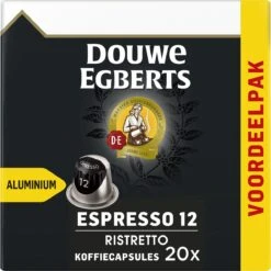 Douwe Egberts Espresso Ristretto (12) - 10 X 20 Koffiecups -Koffie Kortings Winkel 1200x1200 60