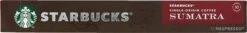 Starbucks By Nespresso Sumatra Espresso Dark Roast Capsules - 120 Koffiecups -Koffie Kortings Winkel 1200x159 1