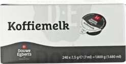 Douwe Egberts Koffiemelk Cups - 240 X 7,5 Gram -Koffie Kortings Winkel 1200x608