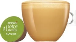 Nescafé Dolce Gusto Almond Macchiato Capsules - Vegan Koffie - 36 Koffiecups -Koffie Kortings Winkel 1200x670