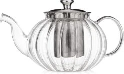 Glazen Theepot Met Filter (RVS) - 1.2 Liter - Pompoen Design - Thee Infuser – Borosilicaat – Anti-druppel Tuit 9 Glazen Theepot Met Filter (RVS) - 1.2 Liter - Pompoen Design - Thee Infuser – Borosilicaat – Anti-druppel Tuit -Koffie Kortings Winkel 1200x726 2