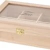Merkloos Houten Theedoos 6-vaks 21 Cm - Theedozen/theekisten Van Hout 21 Cm -Koffie Kortings Winkel 1200x783 2