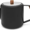 Bredemeijer - Theepot Duet Design Boston 1,1L Mat Zwart- Dubbelwandig -Koffie Kortings Winkel 1200x792 1
