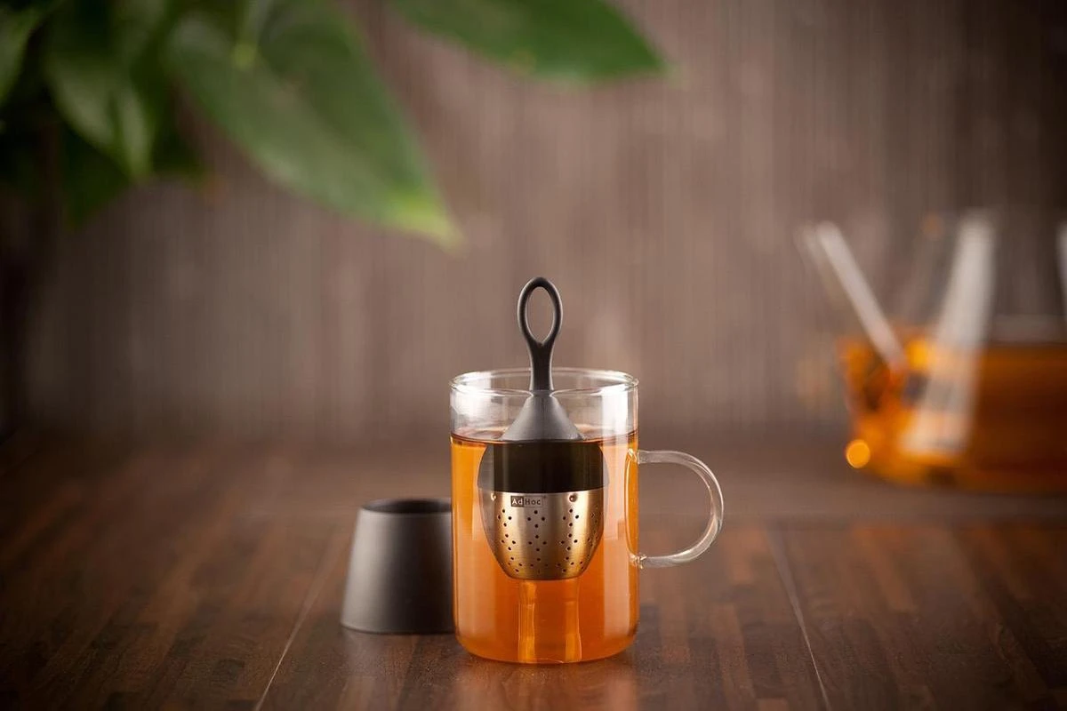 AdHoc Floatea Drijvend Thee-ei - H 130mm - Zwart 12 AdHoc Floatea Drijvend Thee-ei - H 130mm - Zwart - Afbeelding 10