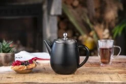 Bredemeijer - Theepot Duet Eva 1,1L Mat Zwart Met Filter - - Dubbelwandig -Koffie Kortings Winkel 1200x800 39