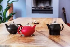 Bredemeijer - Theepot Minuet Santhee 1,4L Mat Zwart - Dubbelwandig -Koffie Kortings Winkel 1200x800 69