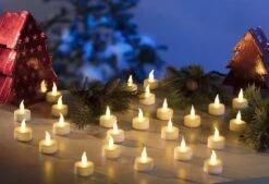 Merkloos Set Theelichtjes LED - Box Met 48 Stuks - INCLUSIEF Batterijen -Koffie Kortings Winkel 1200x820