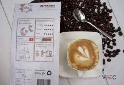 Vietnamese Dark Roast Koffiebonen 500g | 20% Arabica - 80% Robusta | DAM Koffie -Koffie Kortings Winkel 1200x824