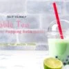 Bubble Tea Met Popping Boba Parels Kit - Maak Thuis Je Eigen Bubble Tea Met Popping Parels -Koffie Kortings Winkel 1200x848