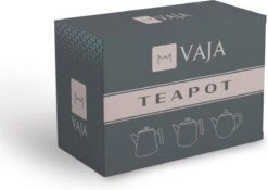 Vaja® Theepot Camille Met Filter - Zilver - 1.0L - RVS Dubbelwandig - Theekan -Koffie Kortings Winkel 1200x850 3