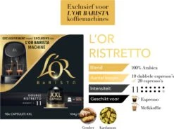 L'OR BARISTA XXL Ristretto (11) - 5 X 10 Koffiecups -Koffie Kortings Winkel 1200x896