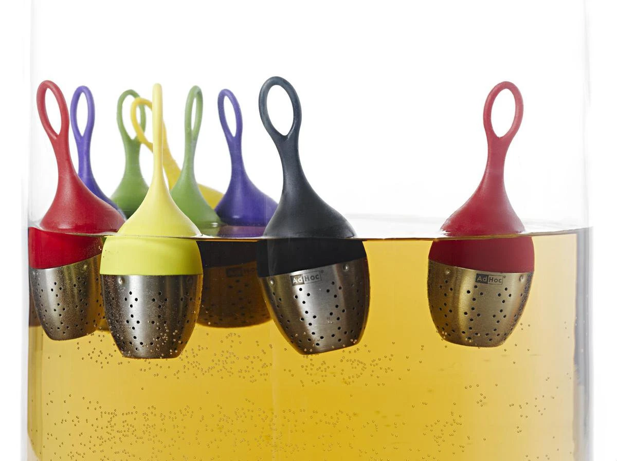 AdHoc Floatea Drijvend Thee-ei - H 130mm - Zwart 10 AdHoc Floatea Drijvend Thee-ei - H 130mm - Zwart - Afbeelding 8