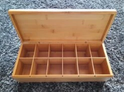 Theedoos Bamboe - Thee - 12 Vaks -Koffie Kortings Winkel 1200x900 17