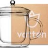 Vatten® Premium Glazen Theepot - 700ml - Dubbelwandig - Anti-drup - Transparant -Koffie Kortings Winkel 1200x940