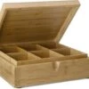Bredemeijer - Theedoos 6-vaks Gesloten Bamboe Naturel -Koffie Kortings Winkel 1200x955 2