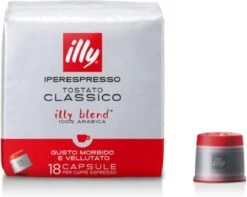 Illy Iperespresso Classico 18 Capsules 5 Illy Iperespresso Classico 18 Capsules -Koffie Kortings Winkel 1200x957 1