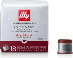 Illy - Iperespresso Koffie Home Intenso 6 X 18 Capsules -Koffie Kortings Winkel 1200x957 3