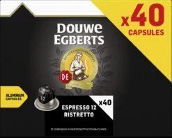 Douwe Egberts Espresso Ristretto Koffiecups (12) - 5 X 40 Koffiecups -Koffie Kortings Winkel 1200x965