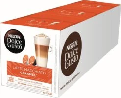 Nescafé Dolce Gusto Caramel Macchiato Capsules - 48 Koffiecups -Koffie Kortings Winkel 1200x970 2
