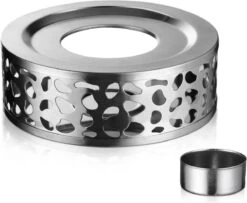 Monzana Theepot Glas - Met Theepotverwarmer – Voor 1,5 Liter RVS Zeef -Koffie Kortings Winkel 1200x984 3