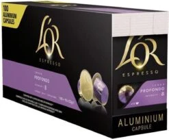 L'Or Espresso Profondo Koffiecups - 10 X 10 Stuks -Koffie Kortings Winkel 1200x987 1