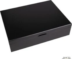 Invicto Products Theedoos 6 Vaks - Ruimte Voor 120 Theezakjes - Bamboe - Anti Slip En Anti Kras - Zwart -Koffie Kortings Winkel 1200x996 1