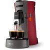 Philips Senseo Koffiepadapparaat CSA230/90 Select Rood/grijs -Koffie Kortings Winkel 212 2918 1
