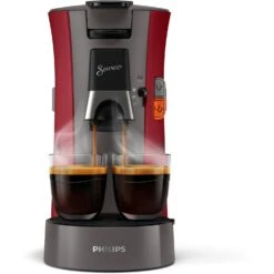 Philips Senseo Koffiepadapparaat CSA230/90 Select Rood/grijs -Koffie Kortings Winkel 212 2918 4 1