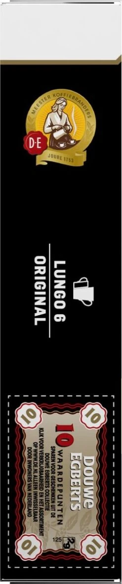 Douwe Egberts Lungo Original Koffiecups - Intensiteit 6/12 - 10 X 10 Capsules -Koffie Kortings Winkel 252x1200 2