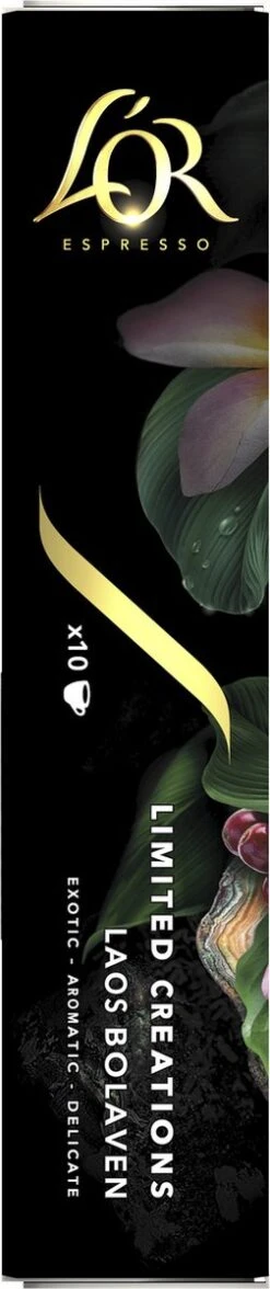 L'OR Espresso Limited Creations Laos Bolaven Koffiecups - Intensiteit 7/12 - 10 X 10 Capsules 10 L'OR Espresso Limited Creations Laos Bolaven Koffiecups - Intensiteit 7/12 - 10 X 10 Capsules -Koffie Kortings Winkel 252x1200 3