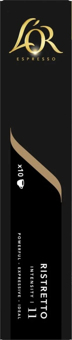 L'OR Espresso Ristretto (11) - 10 X 10 Koffiecups -Koffie Kortings Winkel 255x1200 4