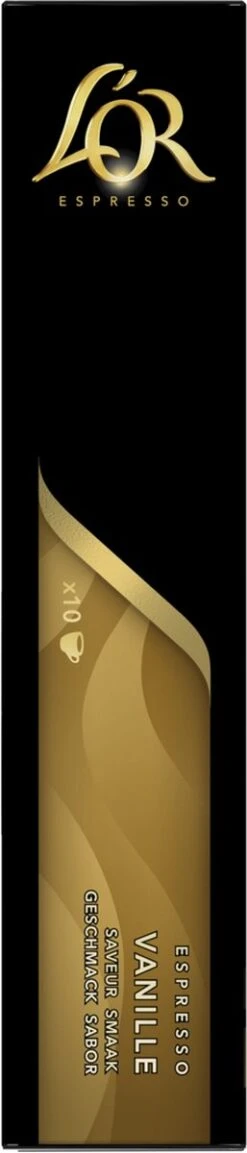 L'OR Espresso Vanille Koffiecups - 10 X 10 Capsules -Koffie Kortings Winkel 257x1200 2