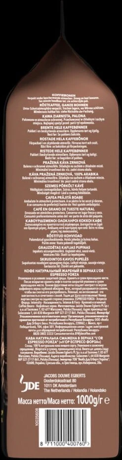 L'OR Forza Koffiebonen (9) - 4x 1000 Gram 9 L'OR Forza Koffiebonen (9) - 4x 1000 Gram -Koffie Kortings Winkel 320x1200