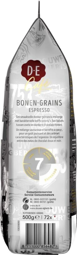 Douwe Egberts D.E Café Espresso Koffiebonen - Intensiteit 7/9 - 4 X 500 Gram -Koffie Kortings Winkel 364x1200 6