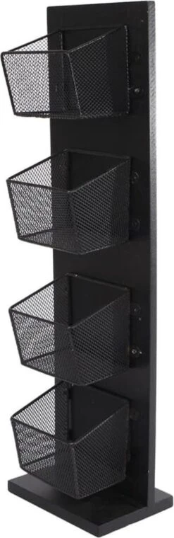 Gifts Amsterdam Theerek Mandy 1x4 12x8x42 Cm Hout En Metaal Zwart -Koffie Kortings Winkel 390x1200