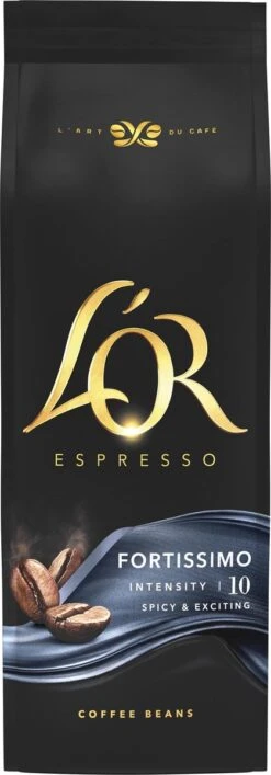 L'OR Espresso Fortissimo Koffiebonen (10) - 4 X 500 Gram -Koffie Kortings Winkel 419x1200