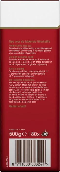 Douwe Egberts Aroma Rood Filterkoffie - 6 X 500 Gram -Koffie Kortings Winkel 420x1200 4