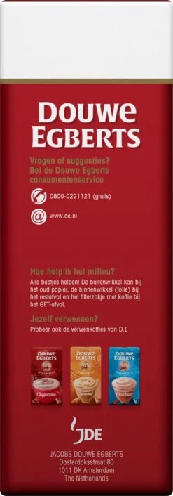 Douwe Egberts Aroma Rood Filterkoffie - 6 X 500 Gram -Koffie Kortings Winkel 420x1200 5