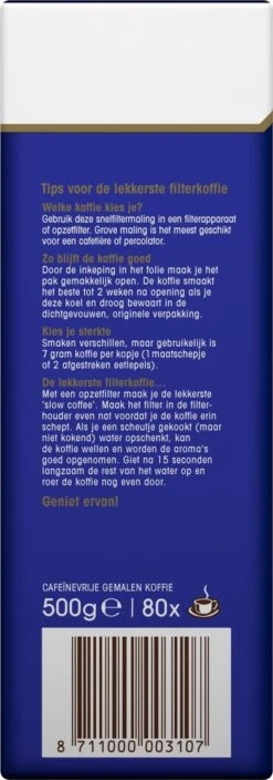 Douwe Egberts Decafé Filterkoffie - 6 X 500 Gram -Koffie Kortings Winkel 421x1200 4