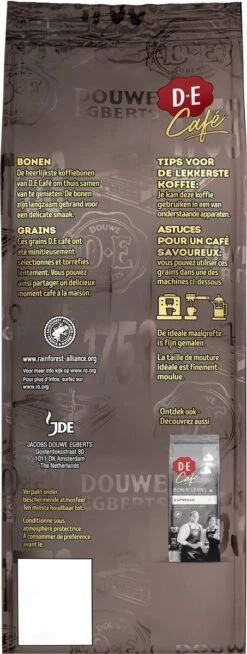 Douwe Egberts D.E Café Delicaat Rond Koffiebonen - Intensiteit 5/9 - 4 X 500 Gram -Koffie Kortings Winkel 453x1200 4