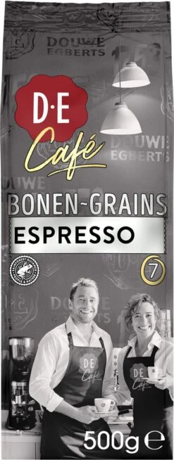 Douwe Egberts D.E Café Espresso Koffiebonen - Intensiteit 7/9 - 4 X 500 Gram -Koffie Kortings Winkel 453x1200 5