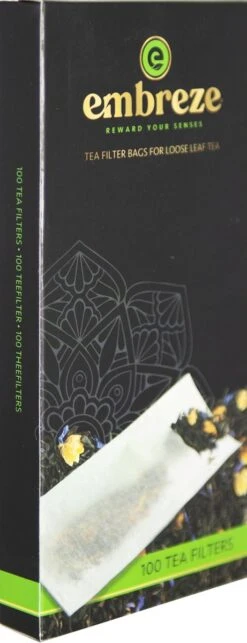 Embreze Theefilter Voor Losse Thee | 100% Chloorvrij | 100 Theefilters -Koffie Kortings Winkel 461x1200