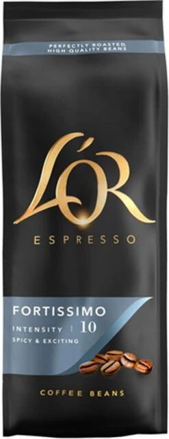 L'OR Espresso Fortissimo Koffiebonen (10) - 4 X 500 Gram -Koffie Kortings Winkel 463x1200
