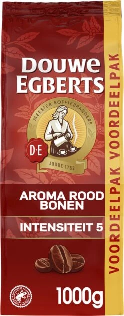 Douwe Egberts Aroma Rood Koffiebonen - 4 X 1000 Gram - Extra Grote Verpakking -Koffie Kortings Winkel 472x1200 2