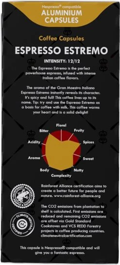 Gran Maestro Italiano - Koffiecups - Nespresso Compatibel Proefpakket - Espresso, Lungo En Meer - 10 X 20 Cups -Koffie Kortings Winkel 546x1200 1