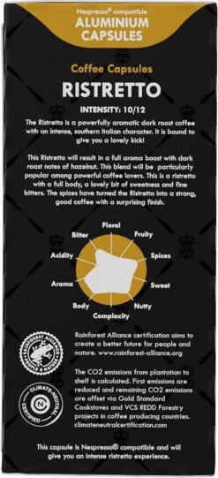 Gran Maestro Italiano - Koffiecups - Nespresso Compatibel Proefpakket - Espresso, Lungo En Meer - 10 X 20 Cups -Koffie Kortings Winkel 548x1200