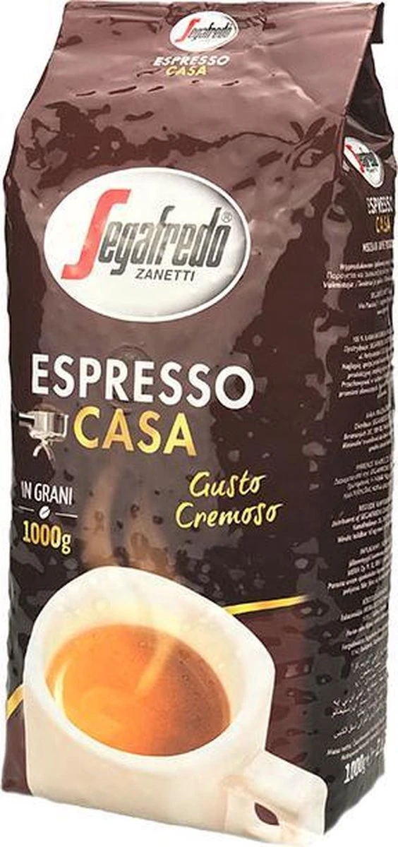 Segafredo Espresso Casa Koffiebonen - 8 X 1 Kg 4 Segafredo Espresso Casa Koffiebonen - 8 X 1 Kg - Afbeelding 2